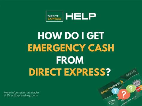 Direct Express Emergency Cash Transfer